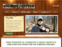 Tablet Screenshot of countryprepper.com